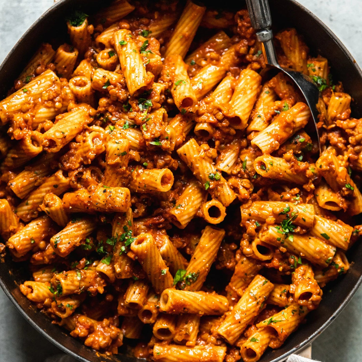 Rigatoni & Vegetable Bolognese
