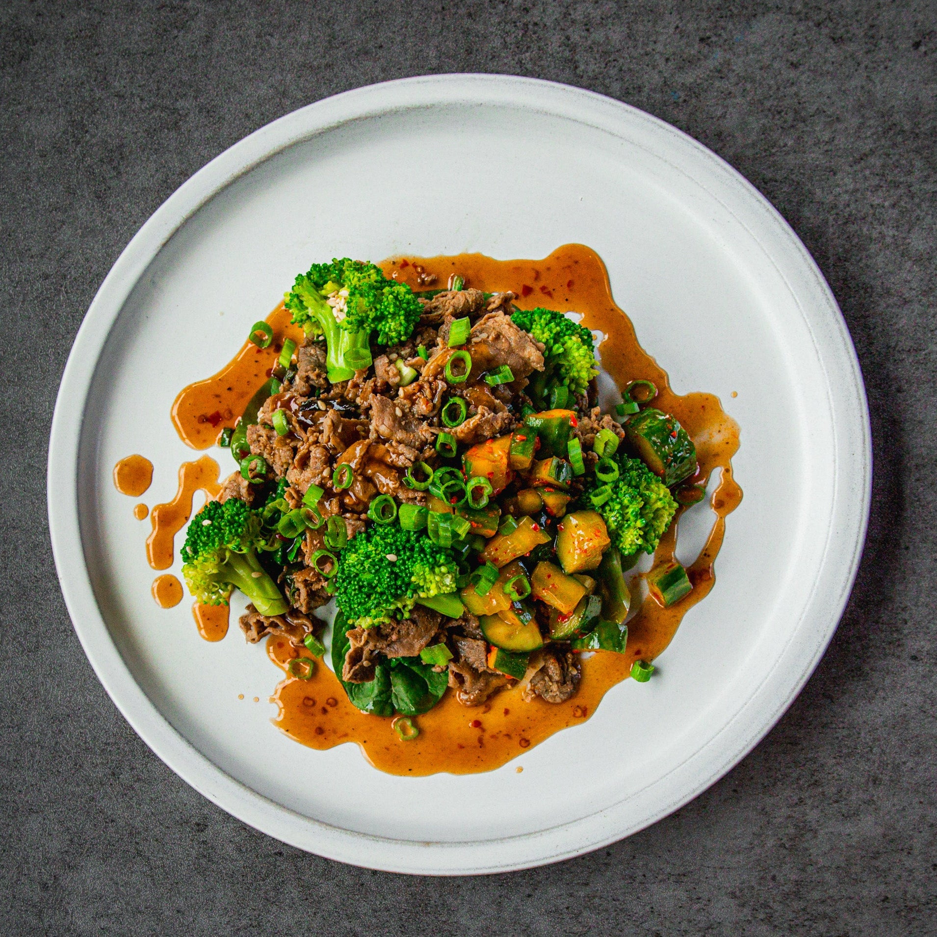 Ginger Scallion Beef & Broccoli
