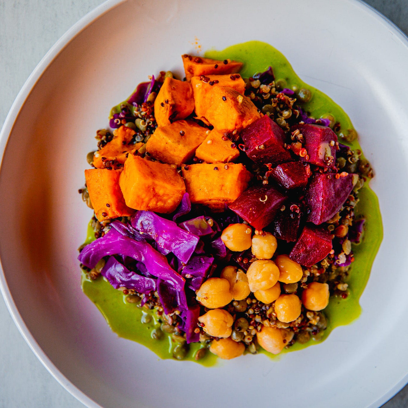 Honey Basil Buddha Bowl