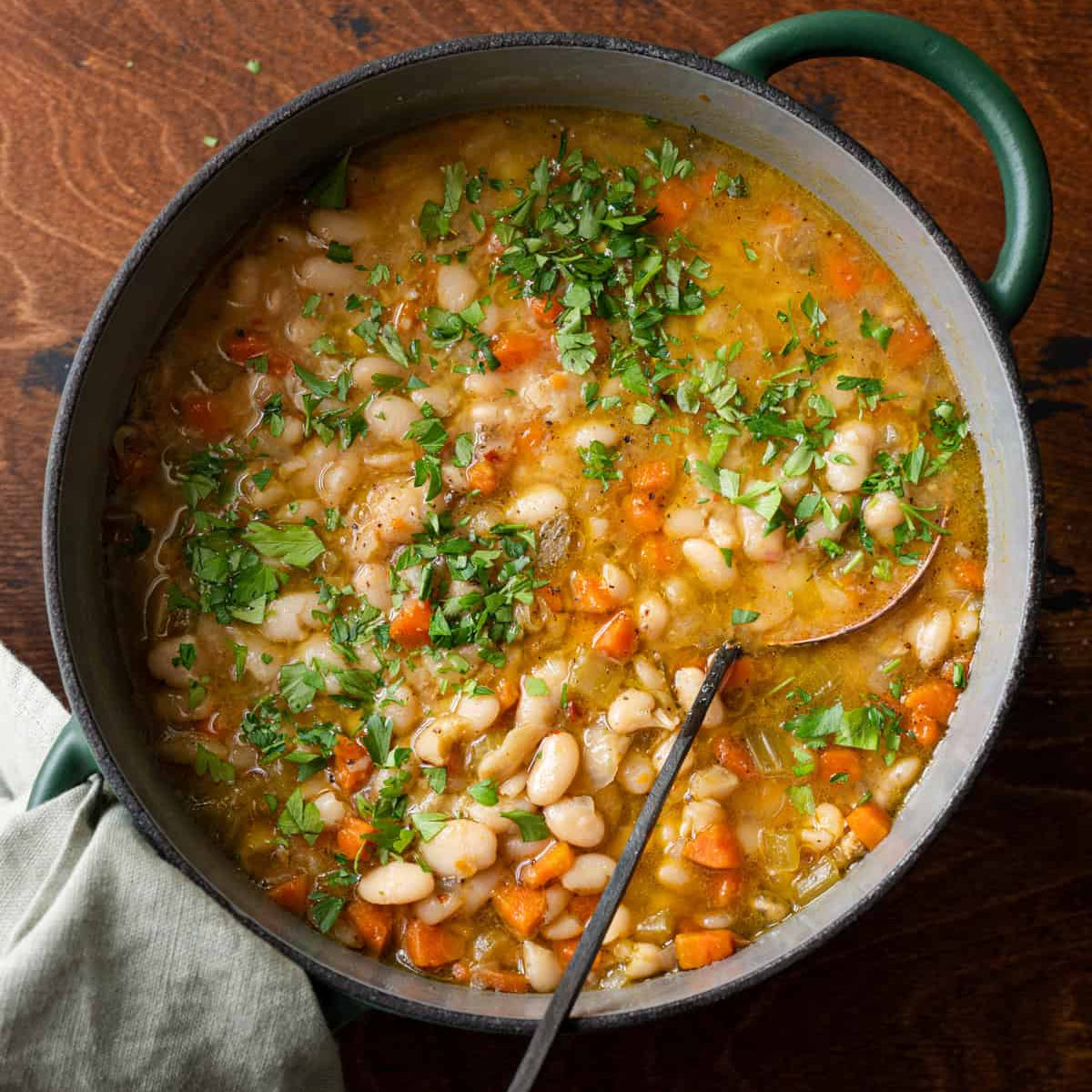 Summer Bean & Vegetable Soup