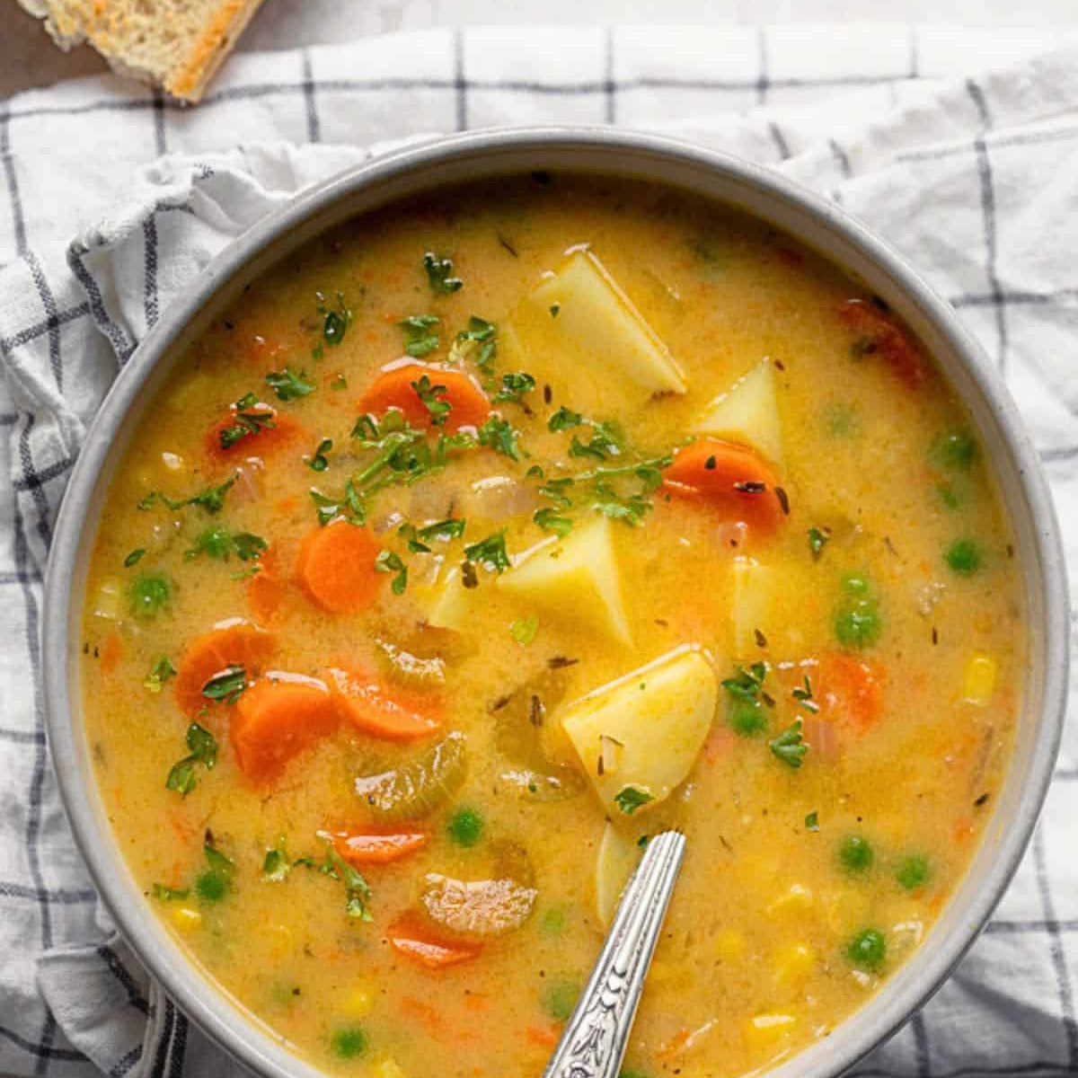 Ginger Turmeric Vegetable Soup