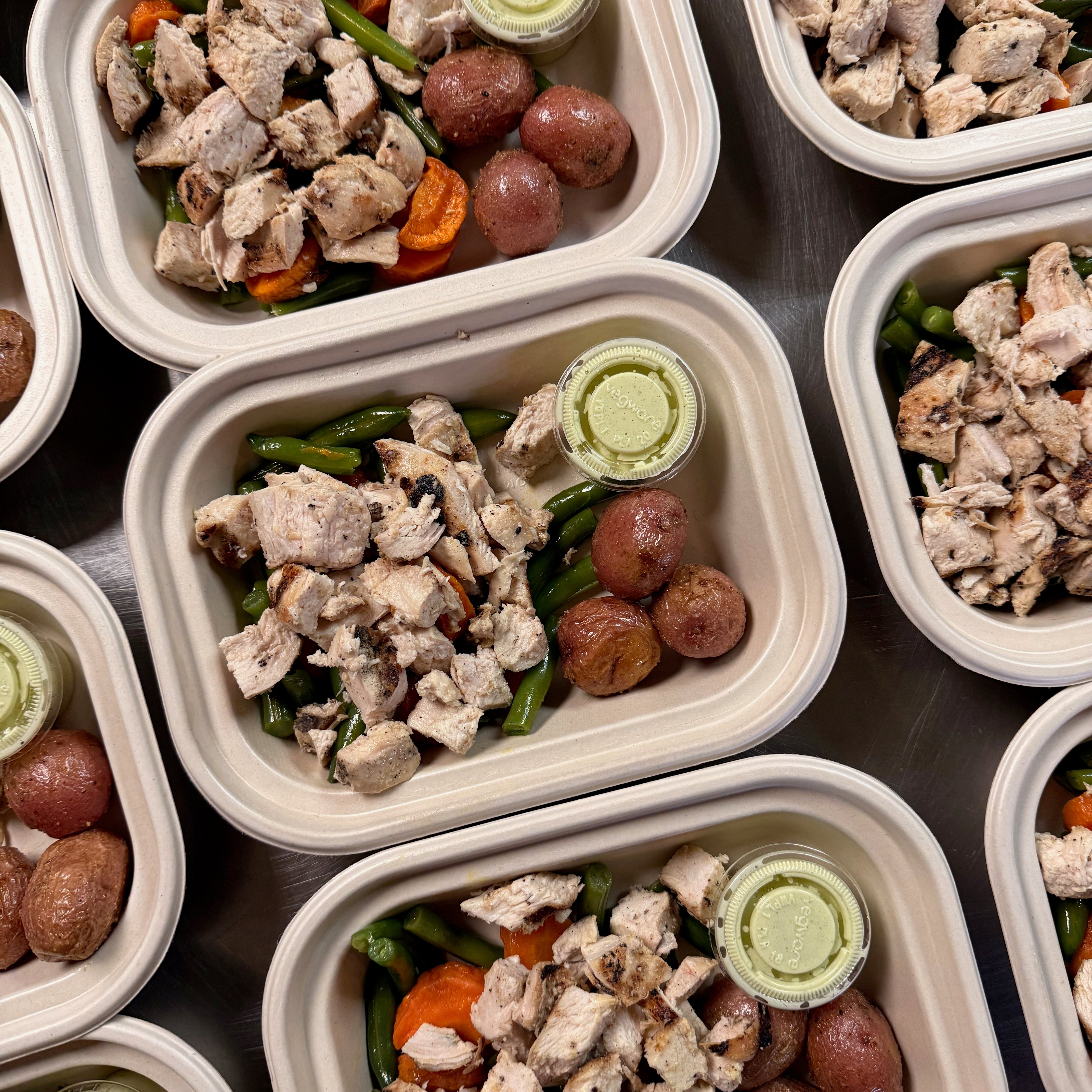 Mini Grilled Chicken & Vegetables