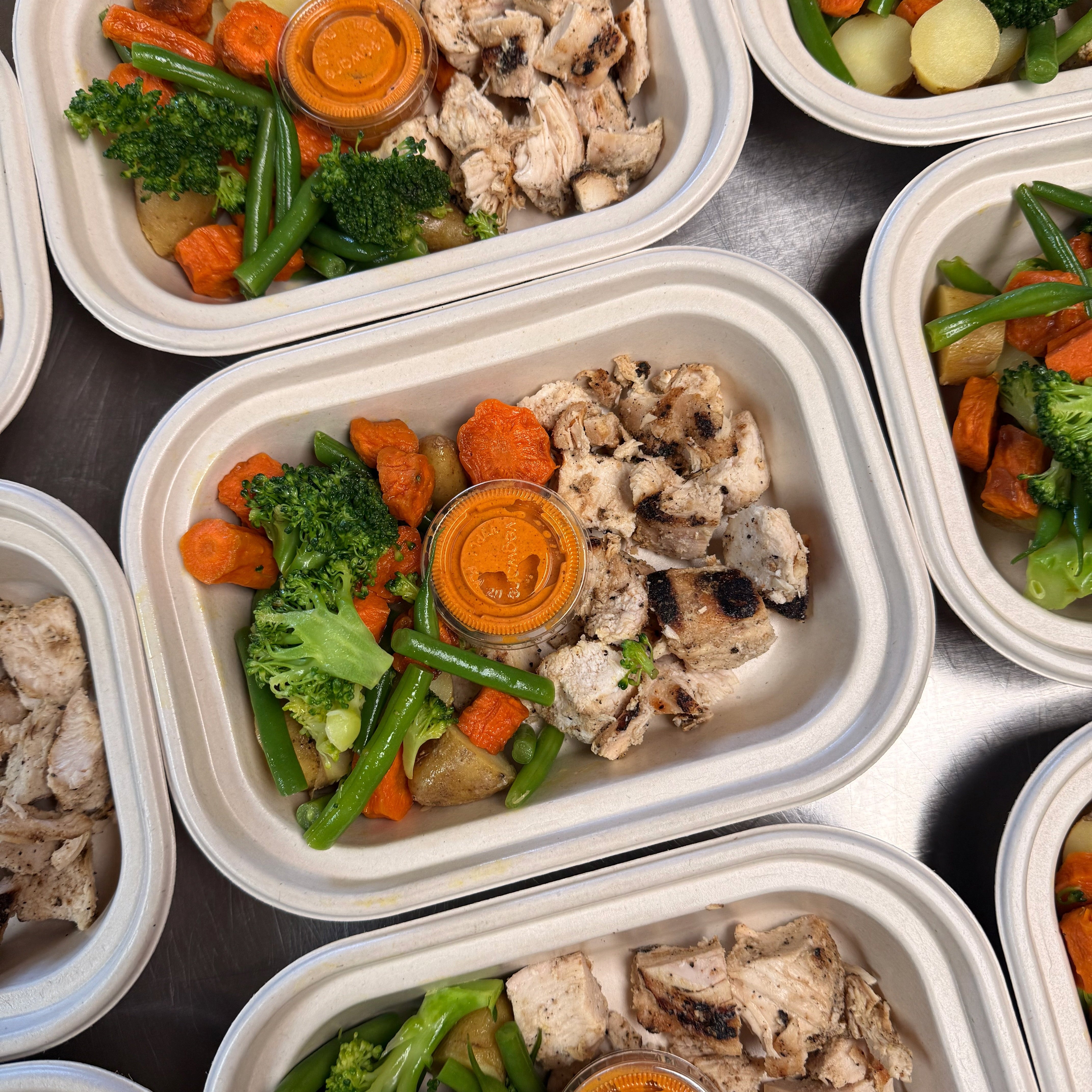 Mini Grilled Chicken & Vegetables