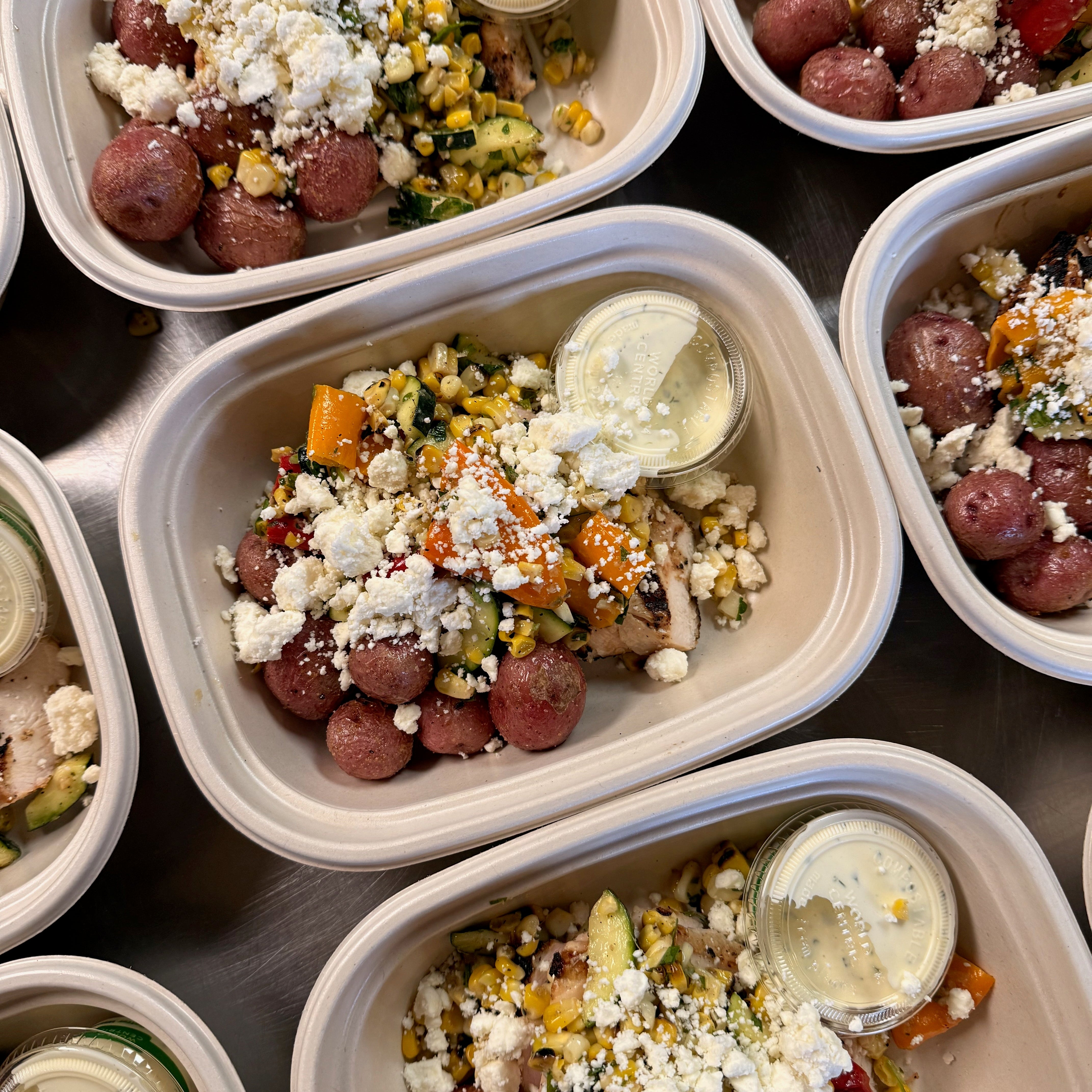 Grilled Corn & Feta Chicken