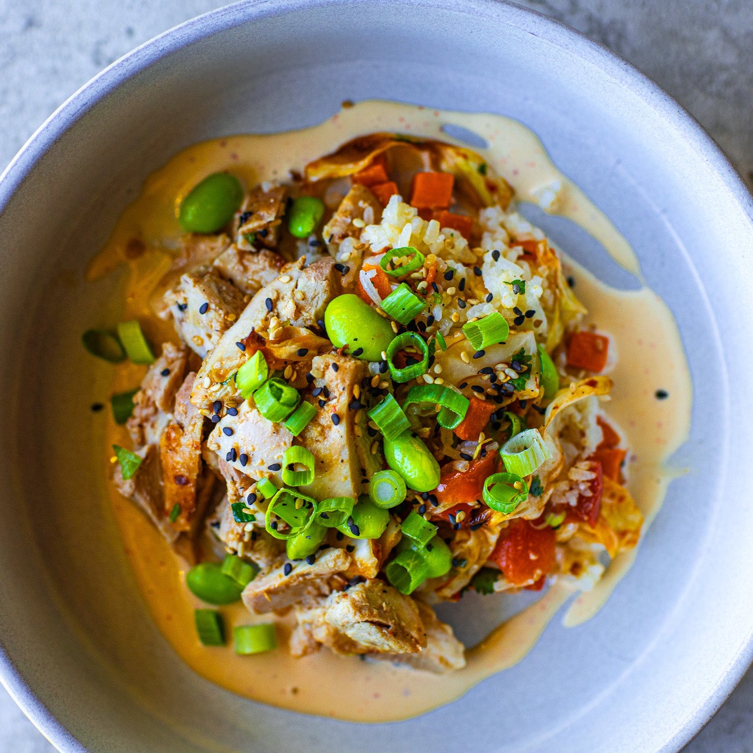 Mini Sesame Chicken Bowl