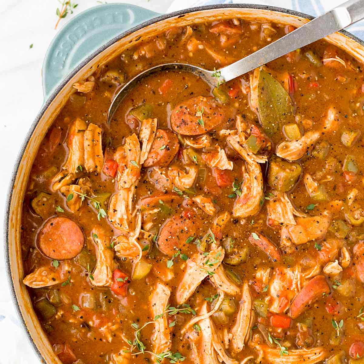 Cajun Chicken & Rice Soup