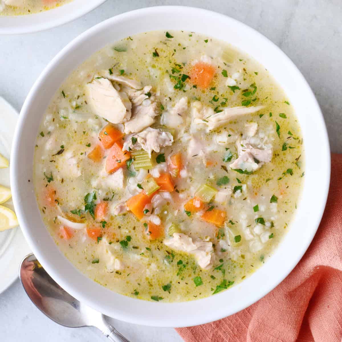 Chicken Lemon Rice Soup - 16oz