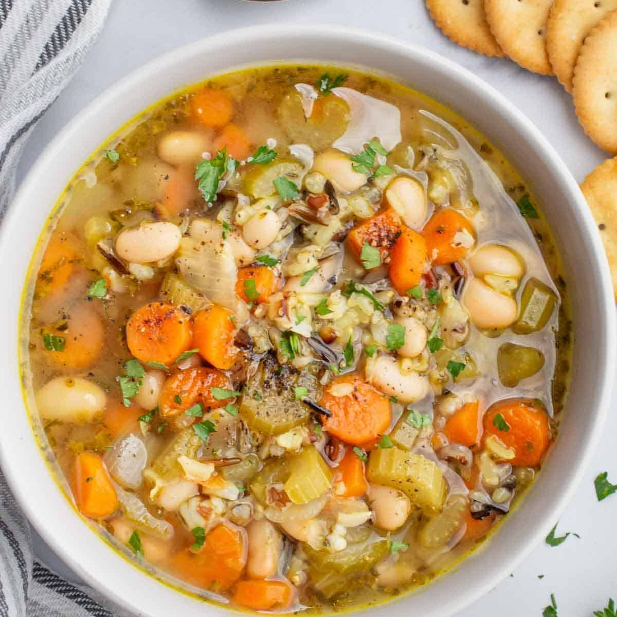 Vegetable Wild Rice Soup