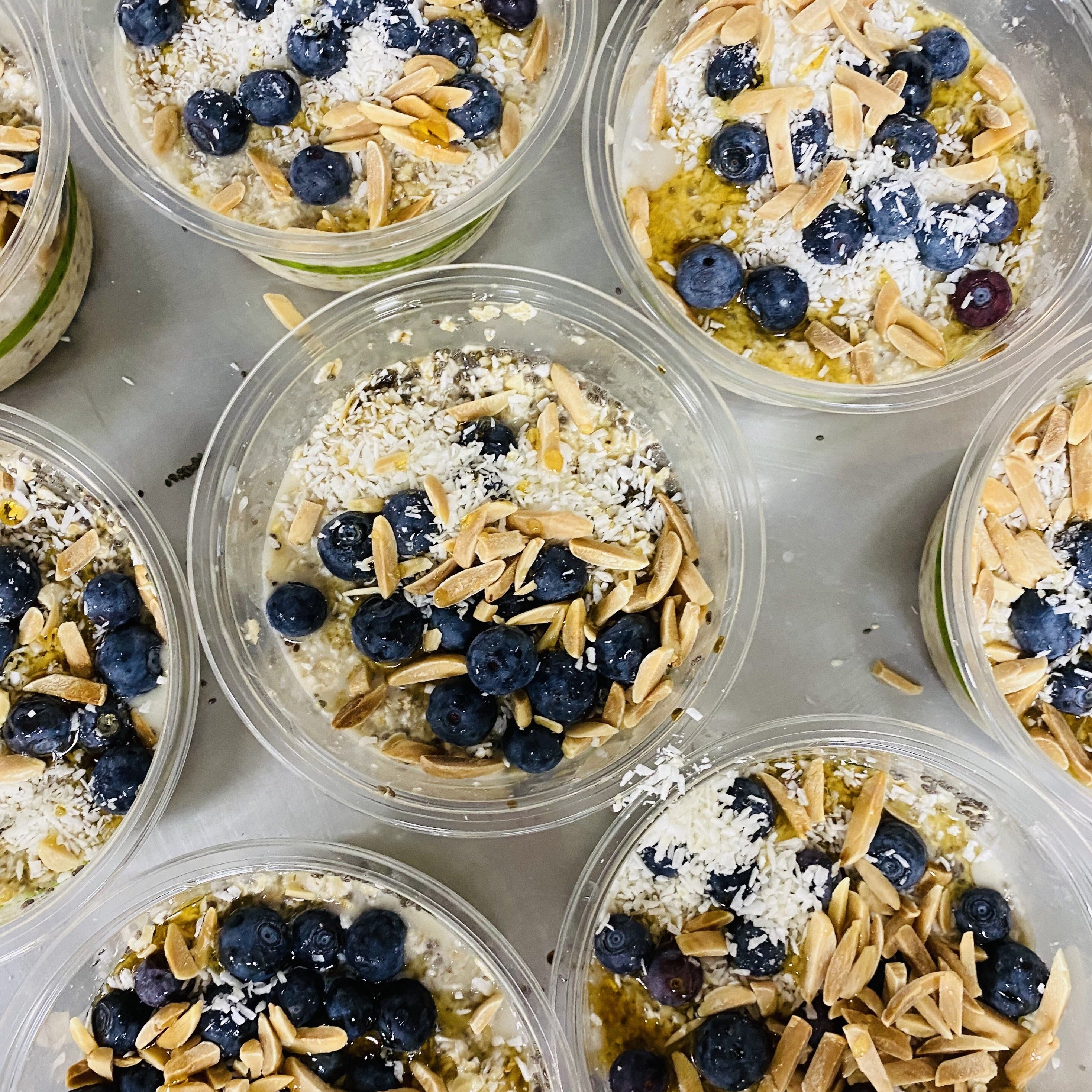 Blueberry Almond Overnight Oats