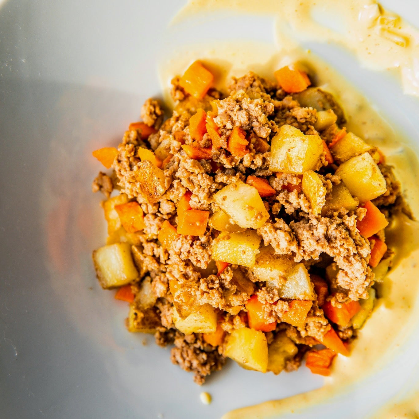 Mini Beef Hamburger Bowl