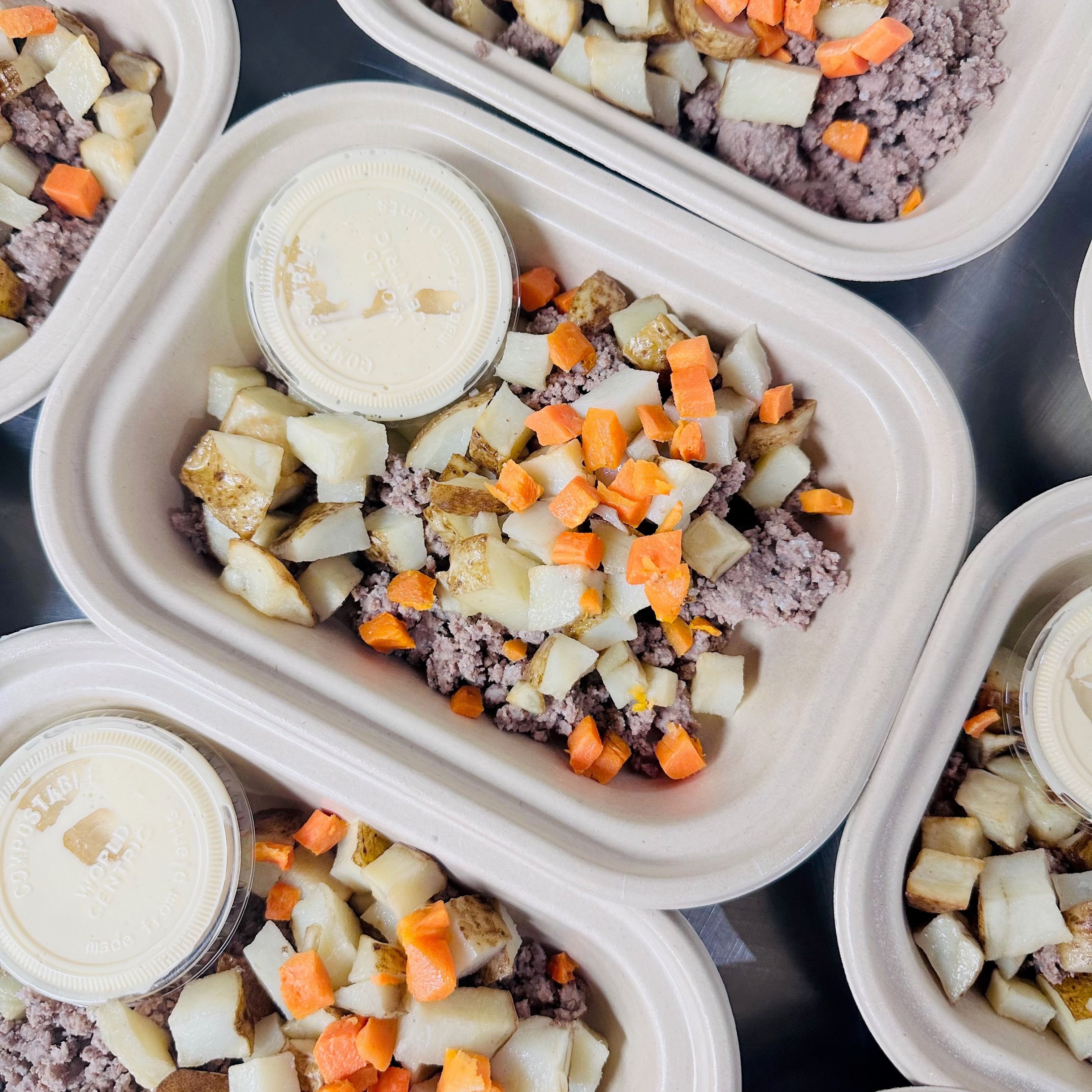 Mini Beef Hamburger Bowl