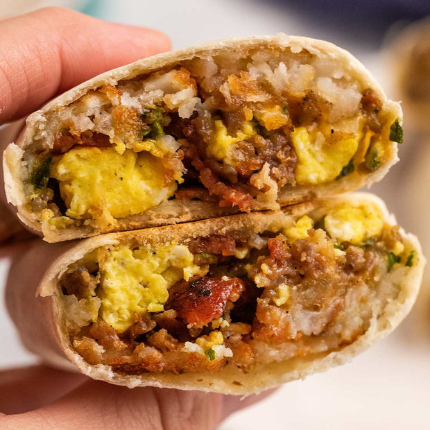 Bacon, Egg & Cheese Breakfast Burrito