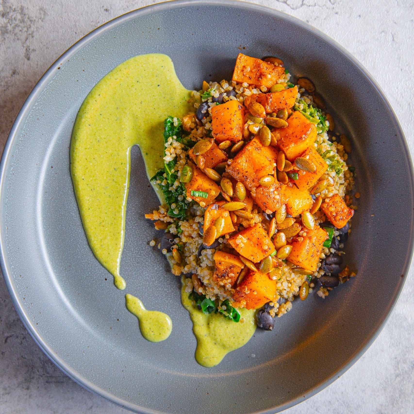 Roasted Chile Quinoa Bowl
