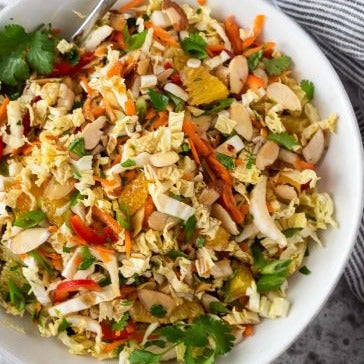 Ginger Peanut Cabbage Salad